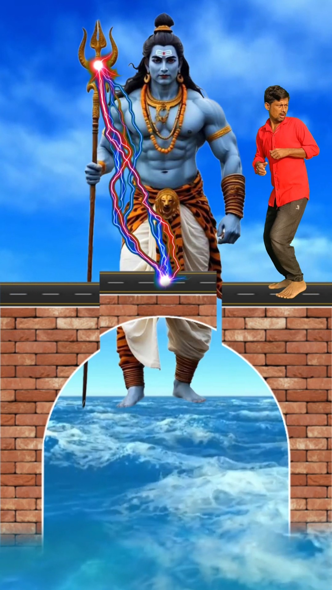 Aage dekho pichhe dekho bam bhole ki Masti hai ??️? har har Mahadev ❤️?? shiv tandav stotram ??️??